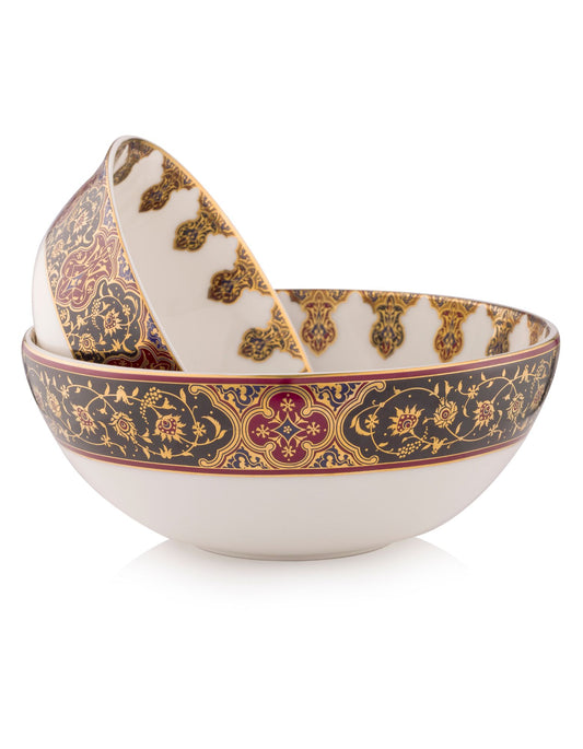 Begum Serving bowl 2 piece in plain white background