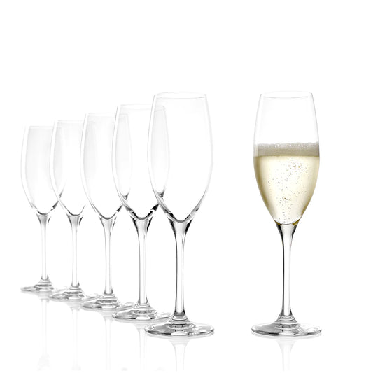 Luxury champagne glass set of 6