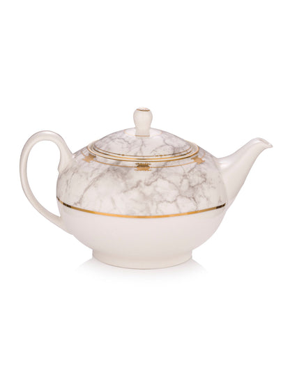 Onyx teapot in white background