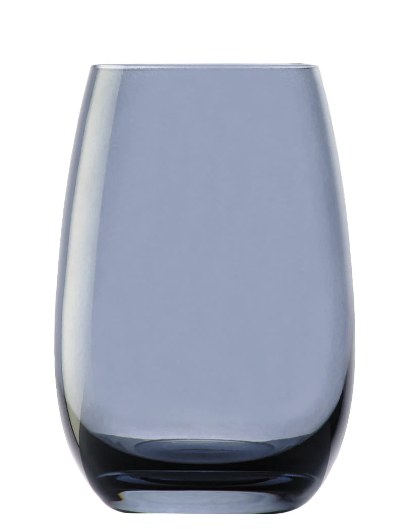 Blue luxury glass close up