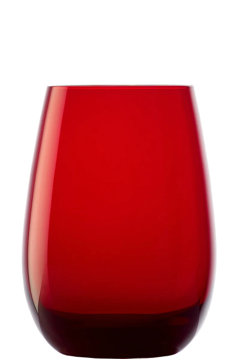 Red glassware collection