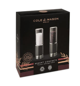 Cole & Mason - Concrete - Regent Salt and Pepper Mills