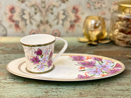 Spring Whisperer Coffee Mug and Platter Set