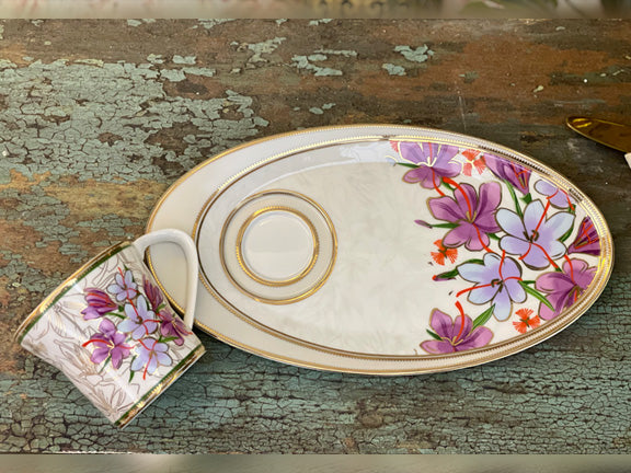 Spring Whisperer Coffee Mug and Platter Set