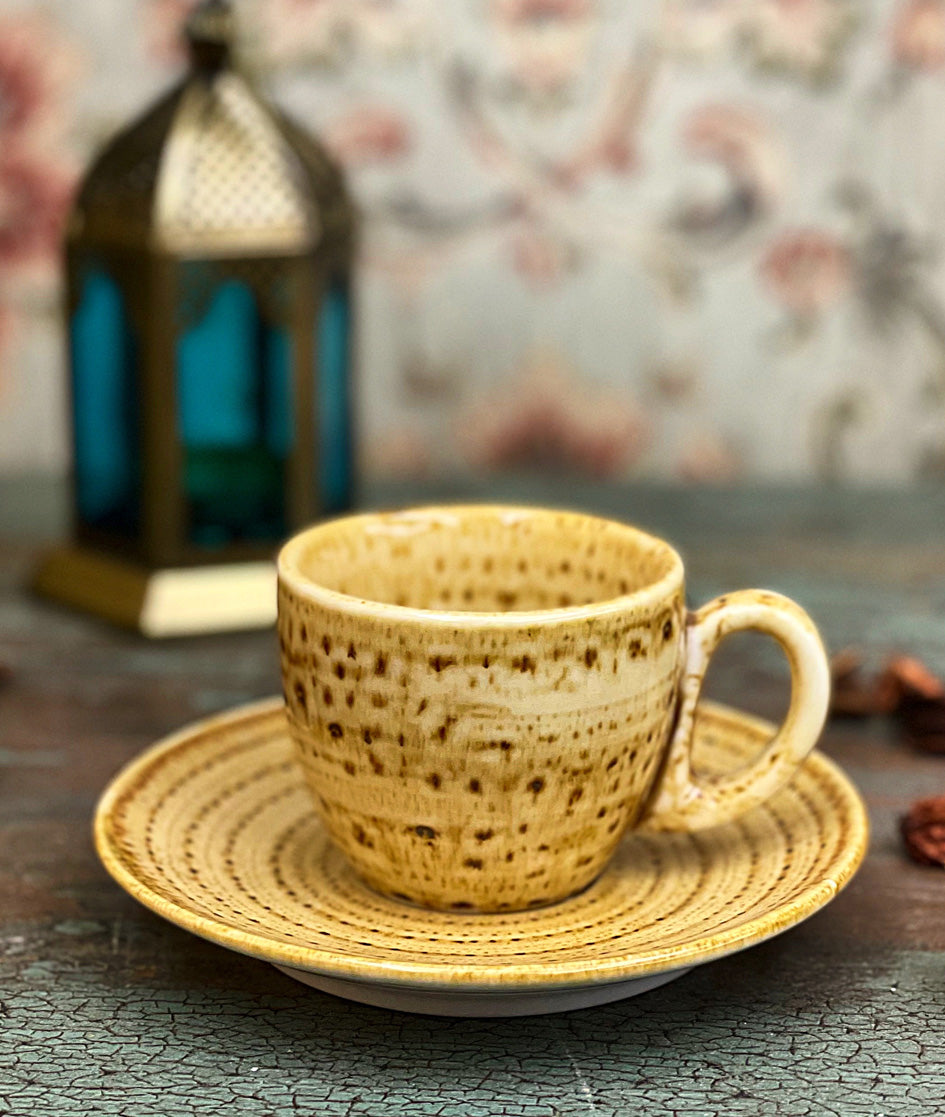 Espresso cup and saucer - set of 2